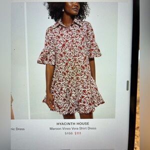Hyacinth House Floral Mini Dress
